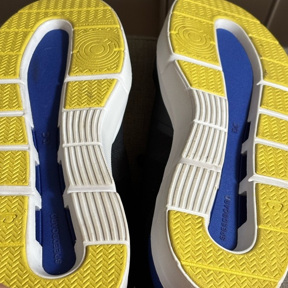 On Running Trainers Size 9.5W The Roger Spin Black Green - Picture 7 of 9